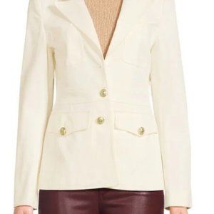 NEW DEREK LAM 10 CROSBYKeith Utility Jacket Off-white Size 00